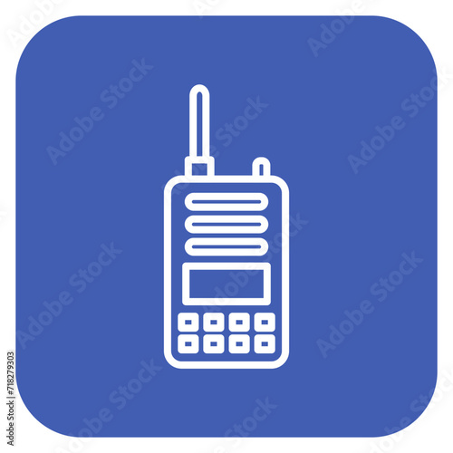 Walkie Talkie Icon of Police iconset.