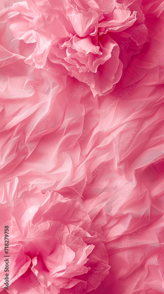Vibrant rose pink background with a slight paper flower texture. Suitable for aesthetic stories