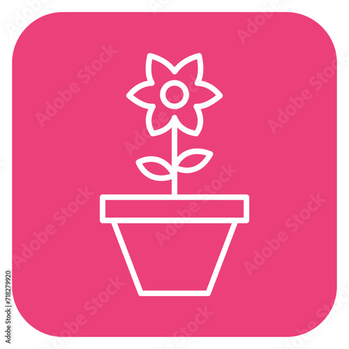Large Flower Pot Icon of Spring iconset.
