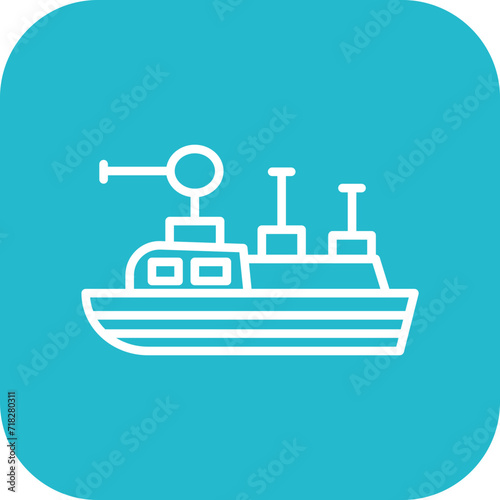 Army Ship Icon of Military iconset.