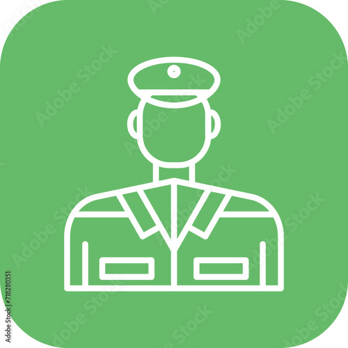Army Captain Icon of Military iconset.