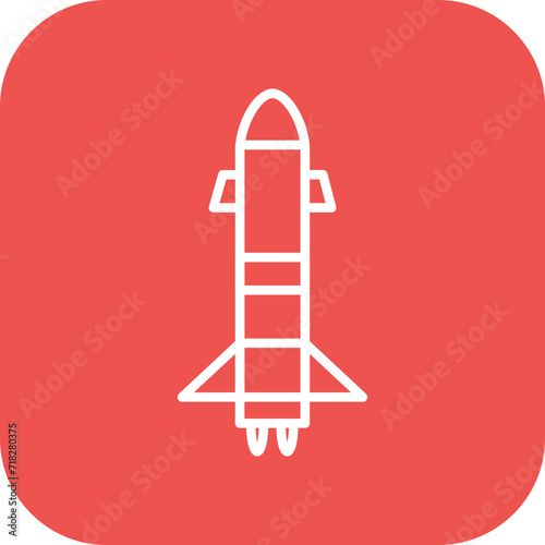 Army Rocket Icon of Military iconset.