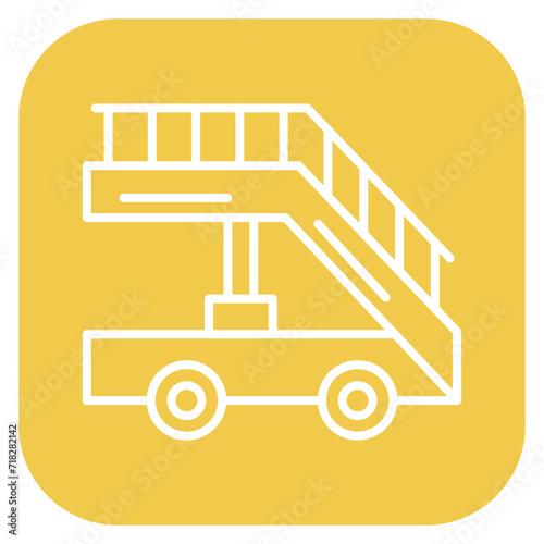 Aircraft Stairs Icon of Aviation iconset.