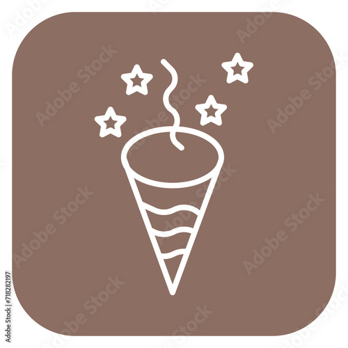 Confetti Icon of Party and Celebration iconset.