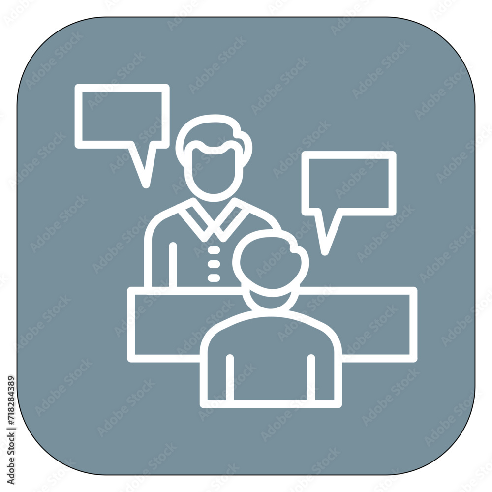 Face to Face Talk Icon of Productivity iconset. Face to Face Talk Icon of Productivity iconset.