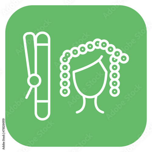 Curling Icon of Cosmetics iconset.