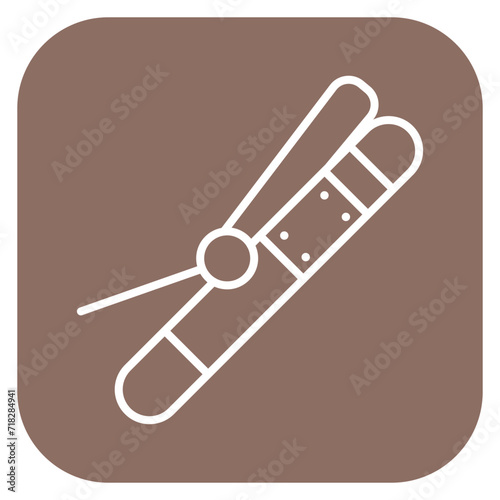 Hair Straightener Icon of Cosmetics iconset.