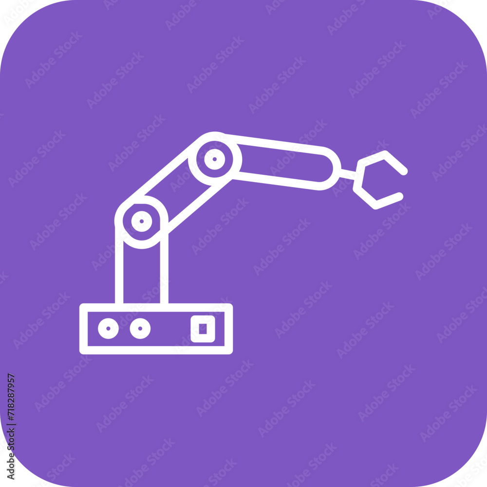 Robotic Arm Icon of Engineering iconset. Robotic Arm Icon of Engineering iconset.