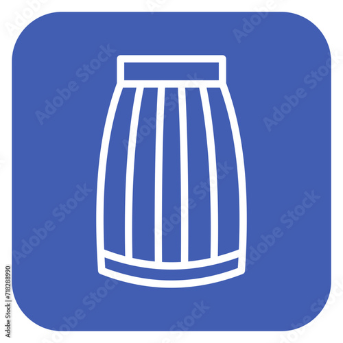 Long Skirt Icon of Clothes iconset.