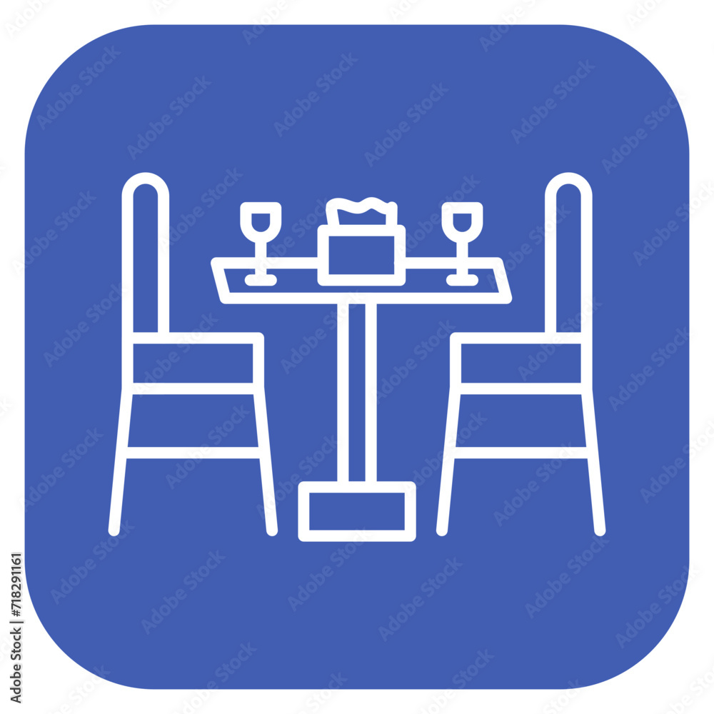 Dinner Table Icon of Restaurant iconset. Dinner Table Icon of Restaurant iconset.