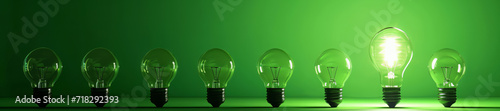 Concept of bright business idea, success and innovation. Inspiration and innovation concept