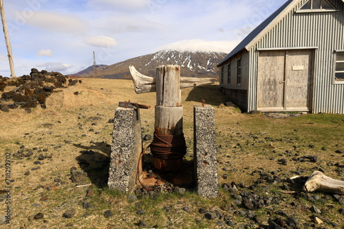 View an open air museum in western Iceland, Snaefellsnes peninsula photo