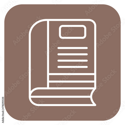 Journal Book Icon of Accounting iconset.
