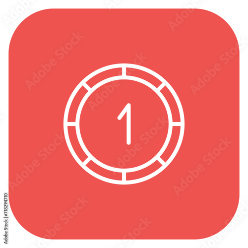 One Cent Coins Icon