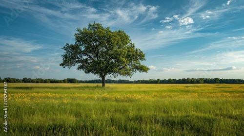  a lone tree in a grassy field under a blue sky with wispy wispy wispy wispy wispy wispy wispy wispy wispy wispy wispy wispy wispy wispy.