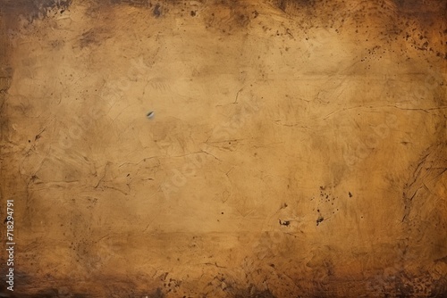 Old brown parchment antique paper sheet or vintage aged grunge stain texture isolated background