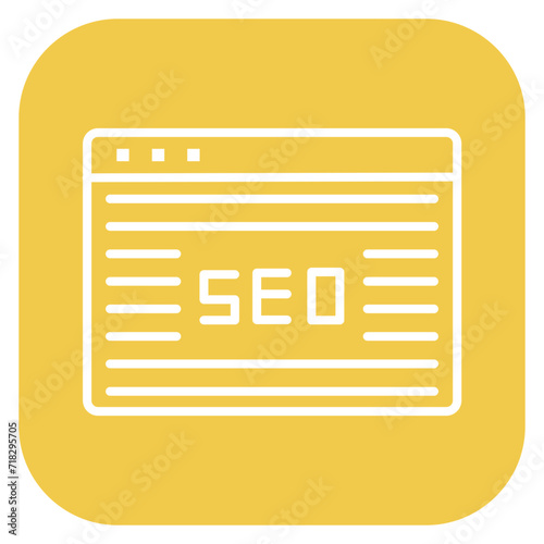 Website SEO Icon of SEO and SEM iconset.