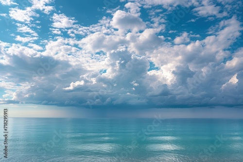 ocean with clouds