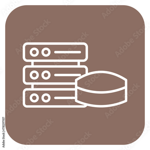 Network Data Storage Icon