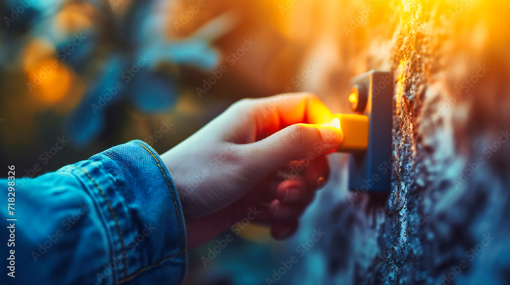 Woman Using Smartphone at Night, Technology and Communication, Mobile Phone in Hand, City Background Woman Using Smartphone at Night, Technology and Communication, Mobile Phone in Hand, City Background