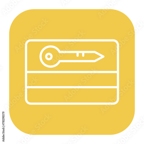 Card Key Icon of Protection and Security iconset.