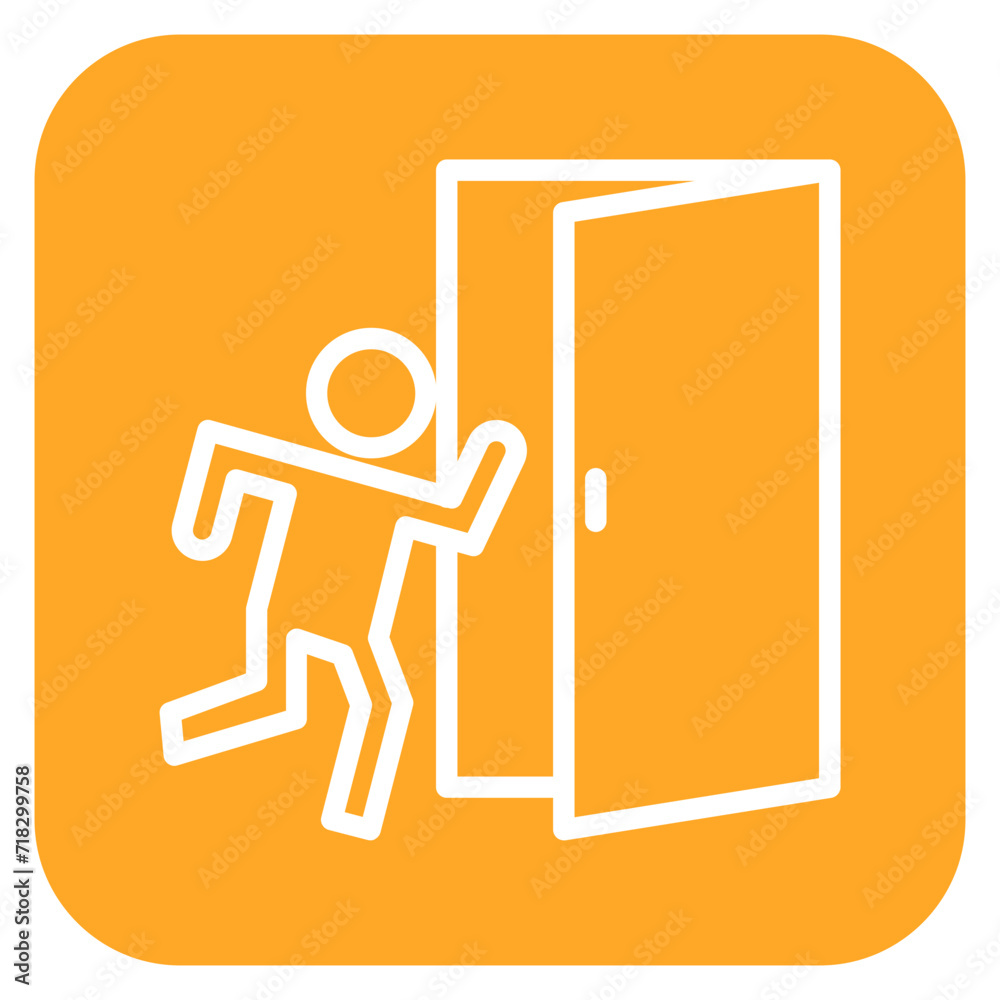 Evacuation Plan Icon of Firefighter iconset. Evacuation Plan Icon of Firefighter iconset.