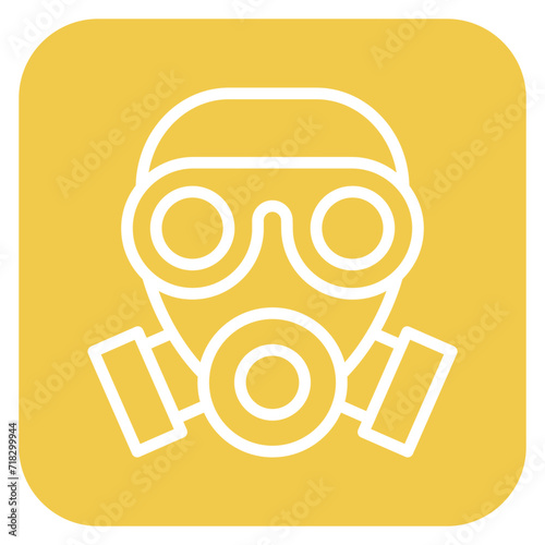 Fireman Mask Icon of Firefighter iconset.