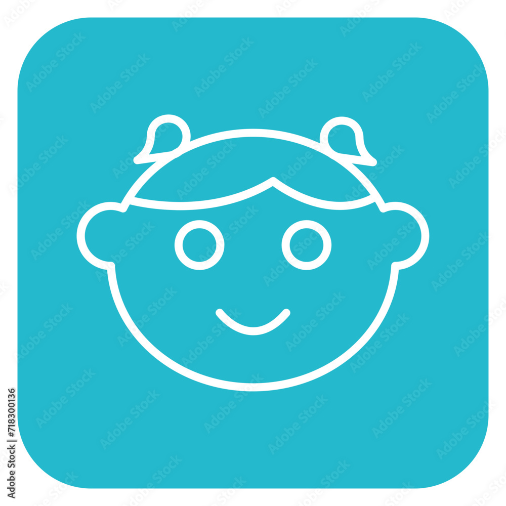 Girl Icon of Kindergarten iconset. Girl Icon of Kindergarten iconset.