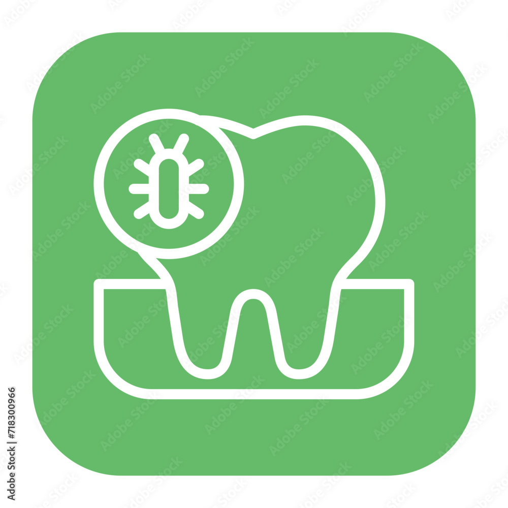 Tooth Infection Icon of Dental Care iconset. Tooth Infection Icon of Dental Care iconset.