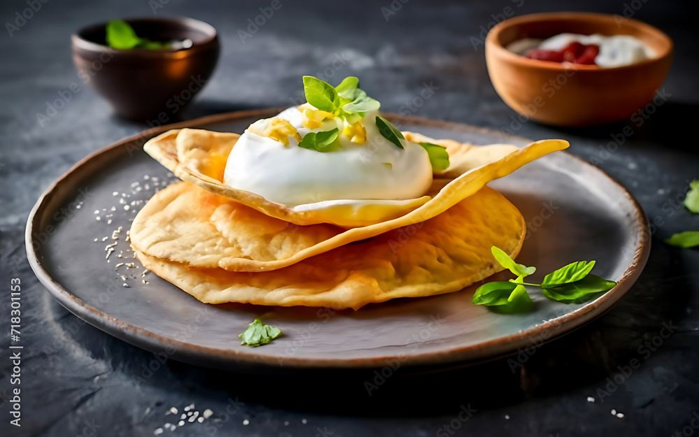 Capture the essence of Sopapilla in a mouthwatering food photography shot