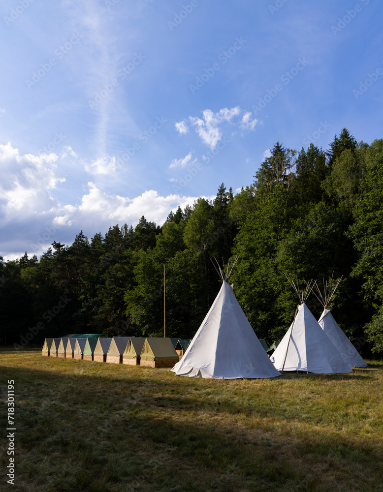 Scout camp, Western Bohemia, Czech Republic