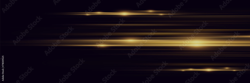 Glowing stripes. Beautiful flashes of light on a dark background. Glowing abstract sparkling background with light effect.	