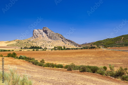 Natural monument The Lovers near Antequera  Malaga  Spain