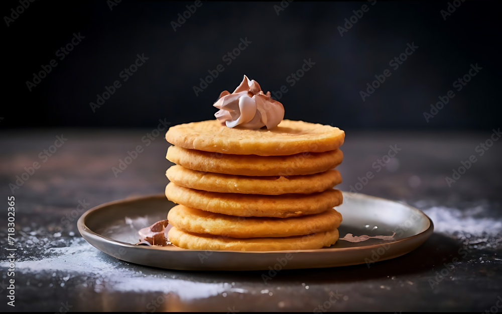 Capture the essence of Obleas in a mouthwatering food photography shot Capture the essence of Obleas in a mouthwatering food photography shot