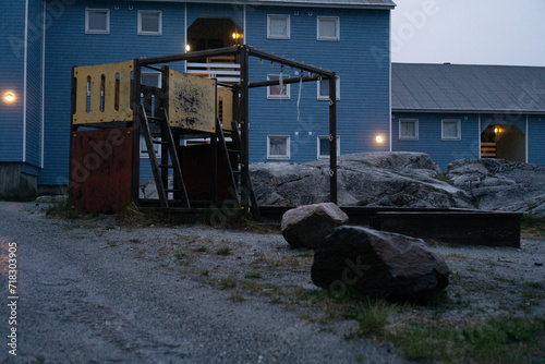 old abandoned playground - Nuuk, Greenland