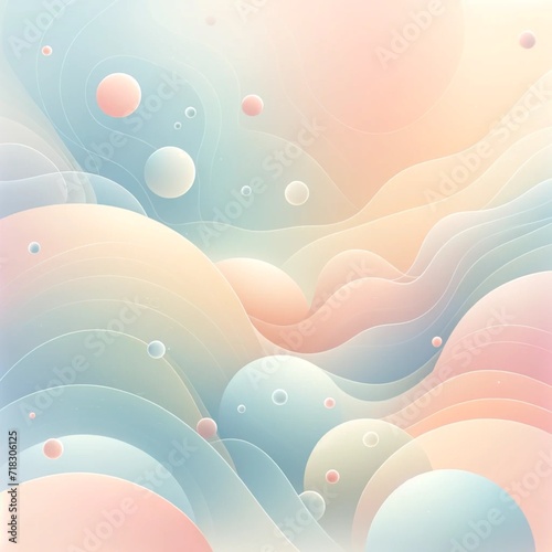 Soft, soothing gradients in pastel tones. Pastel graphics, photo wallpapers.