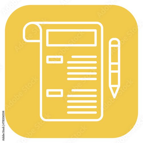 Script Icon of Cinema iconset.