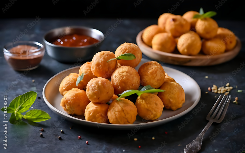 Capture the essence of Lokma in a mouthwatering food photography shot Capture the essence of Lokma in a mouthwatering food photography shot
