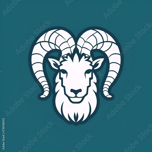 Beautiful Sheep Logo, Perfect Design for Your Project and Creations, Ai Generative