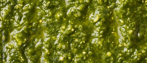 MexicanSalsa Verde (Green Sauce) full frame from above