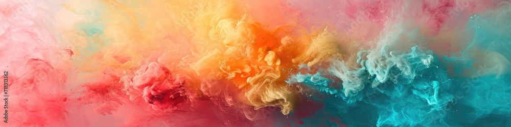 Bright ethereal palette in a modern background