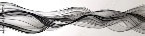 Smooth lines intertwine, creating a sense of movement