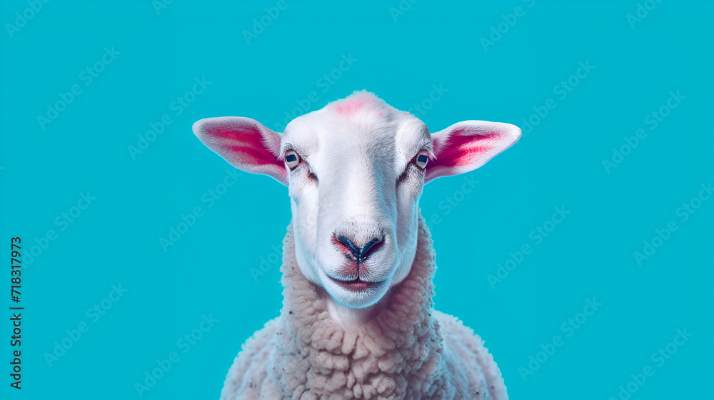Beautiful Sheep Design, Perfect for your Project or Wallpaper, Ai Generative Beautiful Sheep Design, Perfect for your Project or Wallpaper, Ai Generative