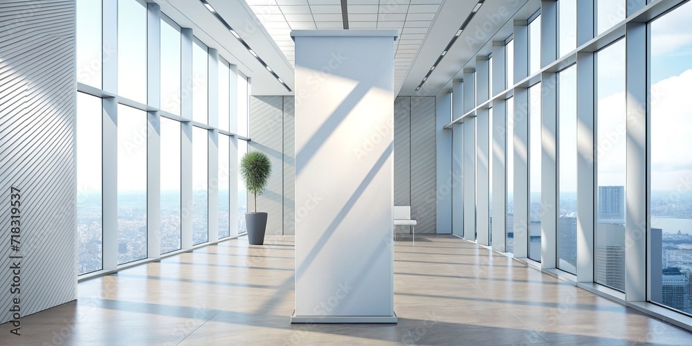 Obraz premium Roll up mockup poster