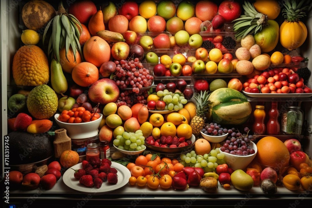 Fruitful fridge. Generative AI