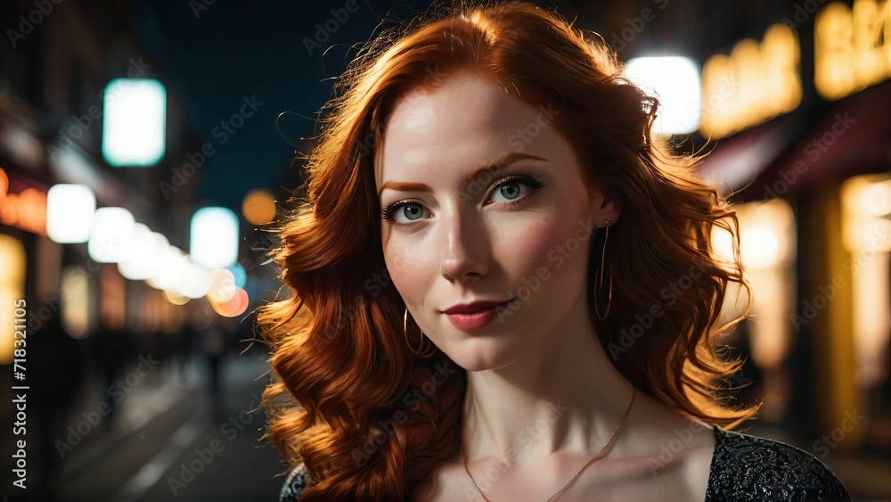 Woman portrait in arcade room. Woman portrait in arcade room.