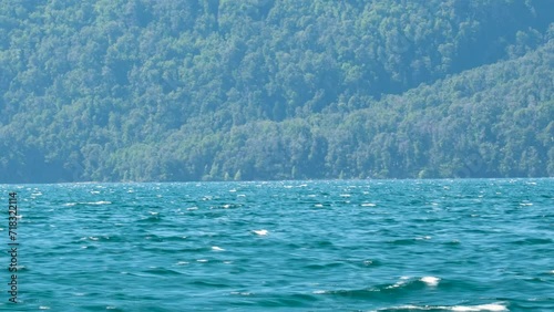 Alpine Velocity: Speeding through Nature's Blue Haven in High Resolution 4k