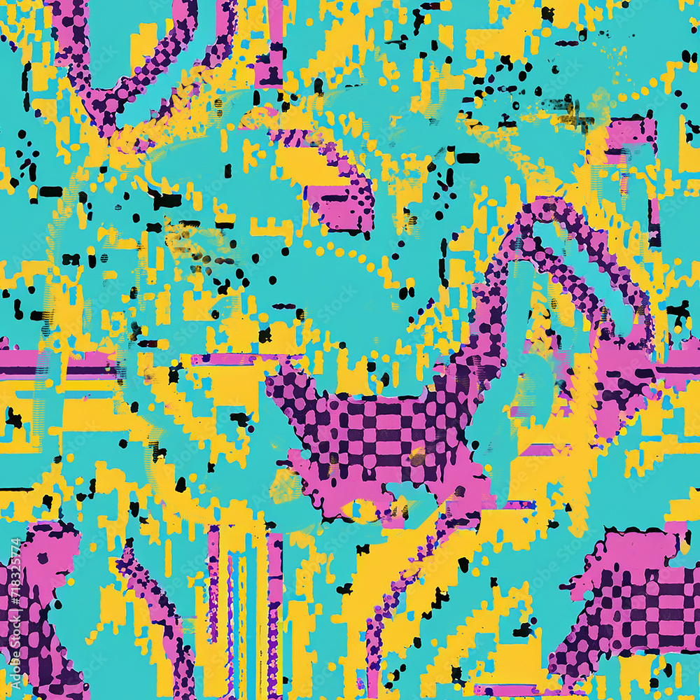fun camouflage abstract pattern