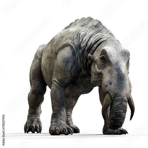 rhino isolated on white © Touseef