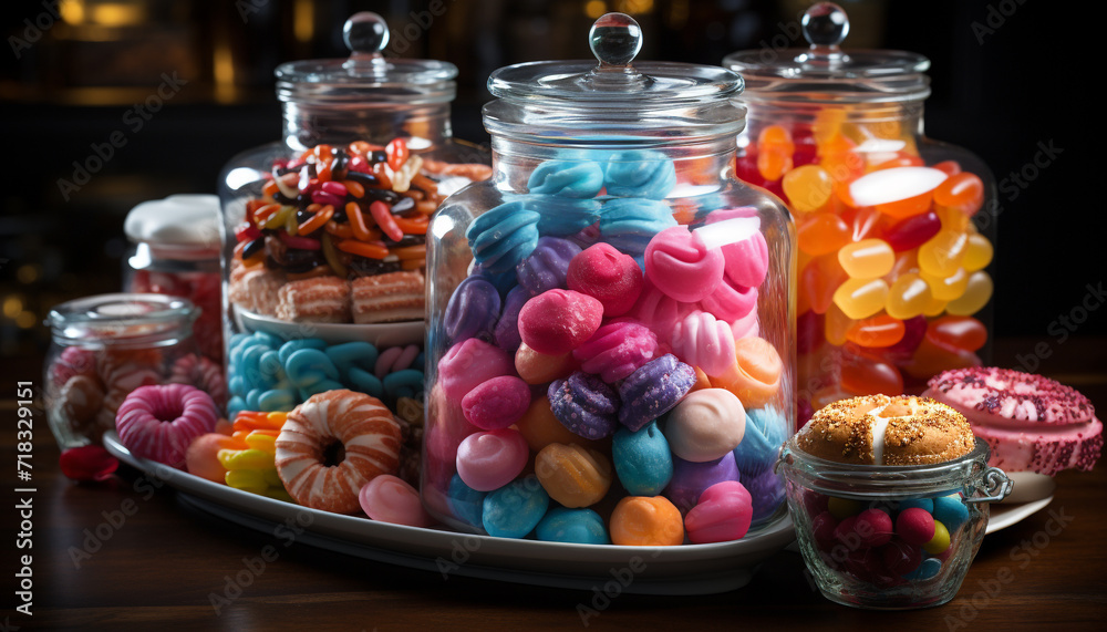 Indulgence in sweet, homemade dessert brings childhood joy generated by AI Indulgence in sweet, homemade dessert brings childhood joy generated by AI